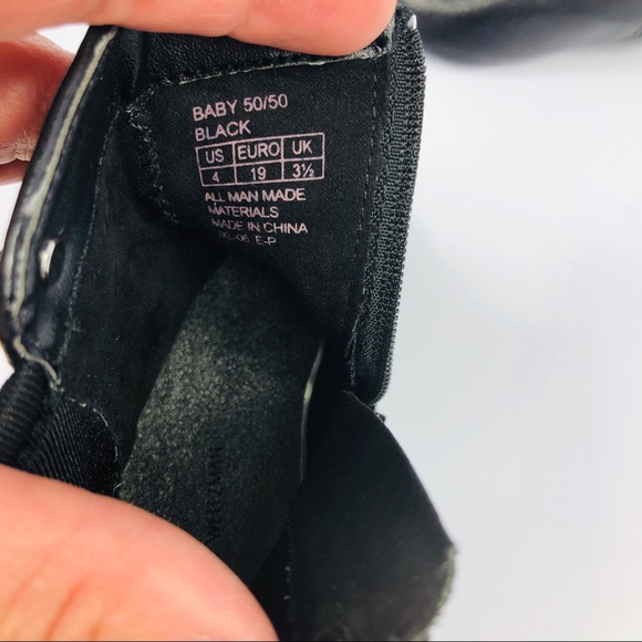 STUART WEITZMAN Baby Boots Black Infant 814 - Picture 7 of 8